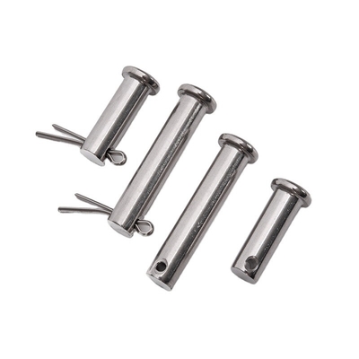 Stainless Steel 304 Shaft Pin Flat Head Clevis Pin with Hole DIN1434 and Longer Life TiCN Finish Spring Pins Integrated