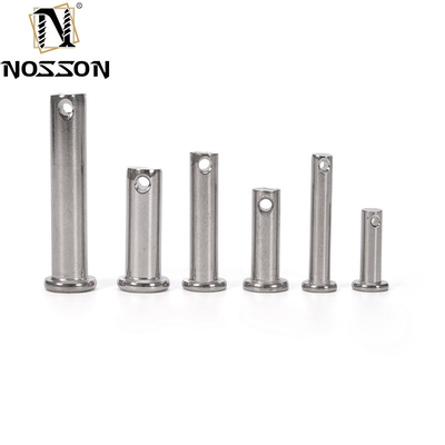 Stainless Steel 304 Shaft Pin Flat Head Clevis Pin with Hole DIN1434 and Longer Life TiCN Finish Spring Pins Integrated