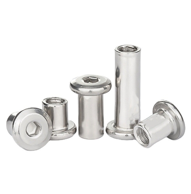 8.8 Grade Stainless Steel M3 M4 M5 M6 M8 M10 Sleeve Barrel Nut with ZINC PLATED Finish and Imperial Measurement System
