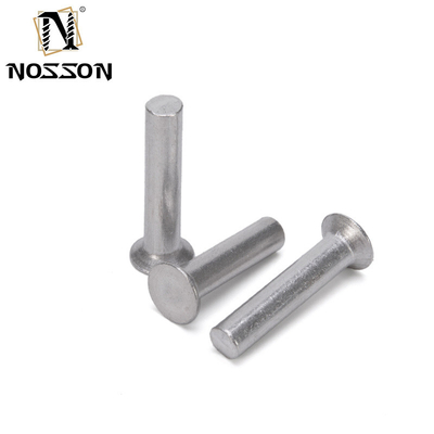 Bright Finish Aluminium M2 M2.5 M3 M4 M5 M6 Shank Rod Diameter GB869 Flat Countersunk Head Punch Self-plugging Solid Rivet