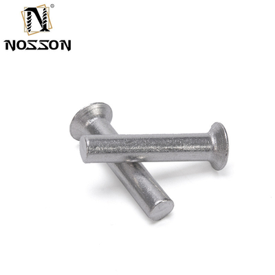 Bright Finish Aluminium M2 M2.5 M3 M4 M5 M6 Shank Rod Diameter GB869 Flat Countersunk Head Punch Self-plugging Solid Rivet