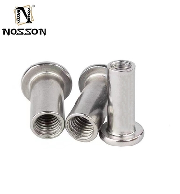 M5 M6 M8 M10 M12 Flat Head Socket Head Furniture Connector Sleeve Barrel Nut with DIN Standard Stainless Steel Material