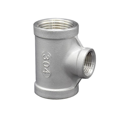 304 316 Female BSP/NPT 3-Way Y Type Equal Tee Stainless Steel Pipe Fitting with Casting and Customized Support OEM Durable