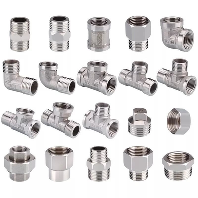 Equal Stainless Steel Thread Pipe Fitting NPT/BSP SS304 Nipple Connection with Hexagon Head Code