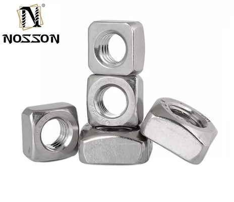 Black Oxide Finish Stainless Steel M3 M5 M6 M12 Nut Small Side Bolt And Nuts 316 Countersunk Head Square Nuts ANSI Standard