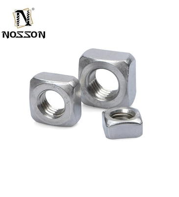 Black Oxide Finish Stainless Steel M3 M5 M6 M12 Nut Small Side Bolt And Nuts 316 Countersunk Head Square Nuts ANSI Standard