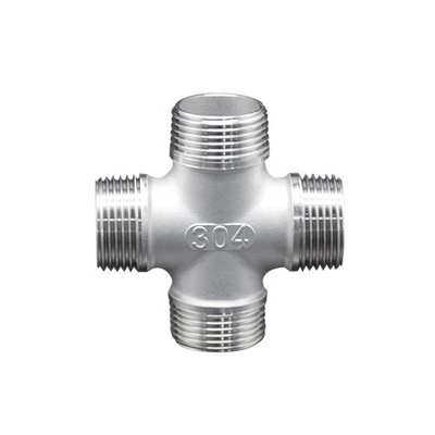 Equal Stainless Steel Thread Pipe Fitting NPT/BSP SS304 Nipple Connection with Hexagon Head Code