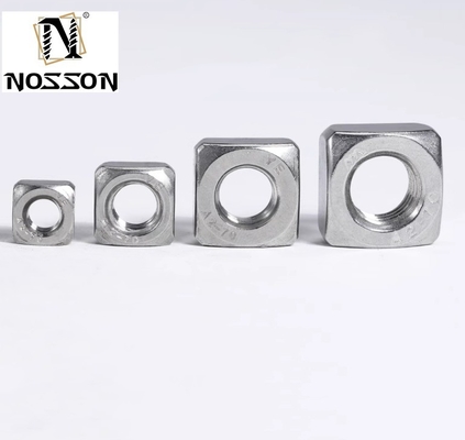 Zinc Plated Stainless Steel DIN Standard Thin Square Nut for Fastener Product in Food Beverage Application