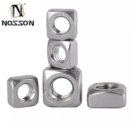 Zinc Plated Stainless Steel DIN Standard Thin Square Nut for Fastener Product in Food Beverage Application
