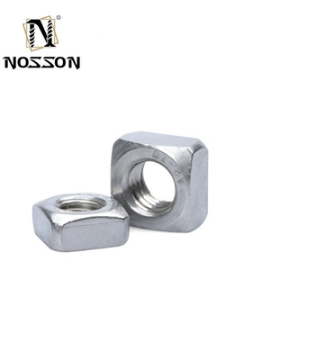 M3 M4 M5 M6 M8 M10 M12 304/316 Stainless Steel Square Nut for Food Beverage Heavy Industry