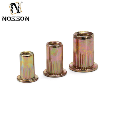 304 Stainless Steel M6 Small 90 Countersunk Flat Head Threaded Tubular Hexagon Rivet Nut for Water Treatment DIN Standard