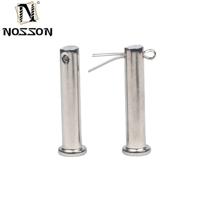 Customized Stainless Steel Hollow Pin Cylindrical Dowel Pins Internal Threaded Round Head Clevis Pins with Bright Finish