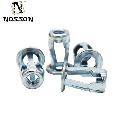 DIN Standard M6 M8 Galvanized Carbon Steel Insert Nut Lantern Rivet Nut Jack Nut for Heavy Industry Performance and Needs