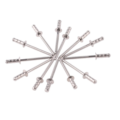 2.4-6.4mm Durable Round Head Open End Pop Core-pulling Stainless Steel Blind Rivets for Waterproof Applications in Industry