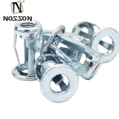 DIN Standard M6 M8 Galvanized Carbon Steel Insert Nut Lantern Rivet Nut Jack Nut for Heavy Industry Performance and Needs