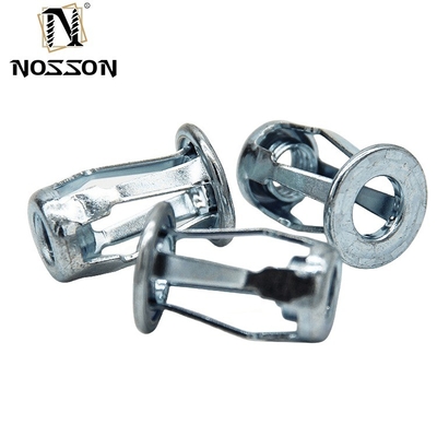 DIN Standard M6 M8 Galvanized Carbon Steel Insert Nut Lantern Rivet Nut Jack Nut for Heavy Industry Performance and Needs