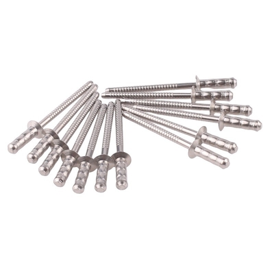 2.4-6.4mm Durable Round Head Open End Pop Core-pulling Stainless Steel Blind Rivets for Waterproof Applications in Industry