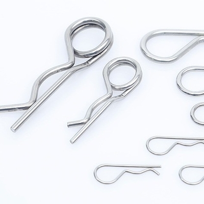Highly Durable Stainless Steel Slotted Straight Spring Pins with Custom Carbon Steel R-Type Metal Hollow Yellow Zinc Hole
