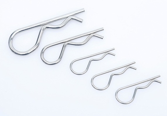 Highly Durable Stainless Steel Slotted Straight Spring Pins with Custom Carbon Steel R-Type Metal Hollow Yellow Zinc Hole