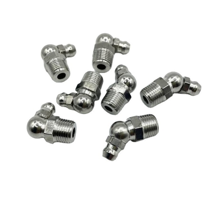Customized OBM Support Stainless Steel Grease Nipple Fittings with Hexagon Head Design and Casting SS304