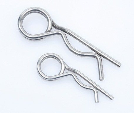 Highly Durable Stainless Steel Slotted Straight Spring Pins with Custom Carbon Steel R-Type Metal Hollow Yellow Zinc Hole
