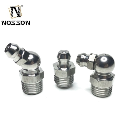 Customized OBM Support Stainless Steel Grease Nipple Fittings with Hexagon Head Design and Casting SS304