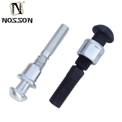 Bright Finish C50L Dome Head Ring Grooved Lock Bolt with Nut Collar High Tensile Strength Uncoated Stainless Steel Uncoate