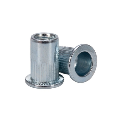 Metric DIN Remache Tuerca Rivnut M3 M4 M5 M6 M8 M10 M12 304 Stainless Steel Flat Head Knurled Threaded Insert Rivet Nut