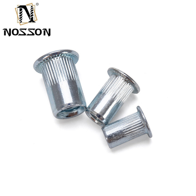 Metric DIN Remache Tuerca Rivnut M3 M4 M5 M6 M8 M10 M12 304 Stainless Steel Flat Head Knurled Threaded Insert Rivet Nut