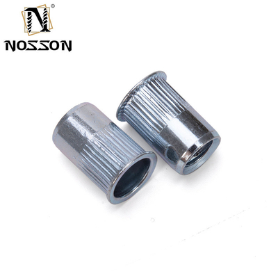 Metric DIN Remache Tuerca Rivnut M3 M4 M5 M6 M8 M10 M12 304 Stainless Steel Flat Head Knurled Threaded Insert Rivet Nut