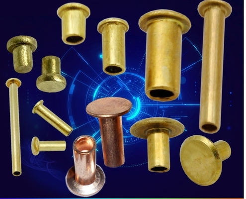 ISO Standard Brass Round Head Copper Rivet for Sturdy Construction in and Custom Design