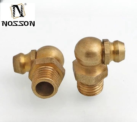 Customized Size White Zinc Plated Grease Nipple Fitting Straight Type for Pipe Lines Connect Connection