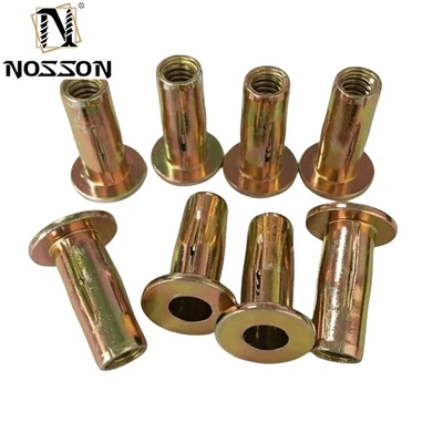 Customizable DIN Standard Stainless Steel/Carbon Steel Automotive Parts Slotted Expansion Rivet Nut for Galvanized Finish