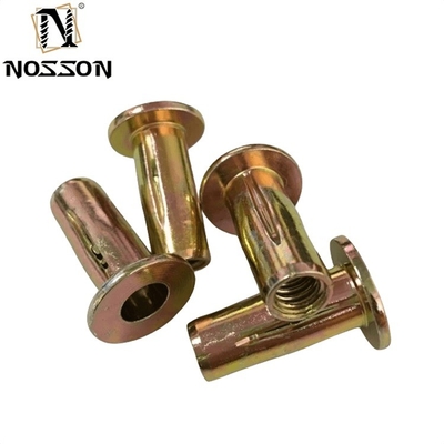 Customizable DIN Standard Stainless Steel/Carbon Steel Automotive Parts Slotted Expansion Rivet Nut for Galvanized Finish