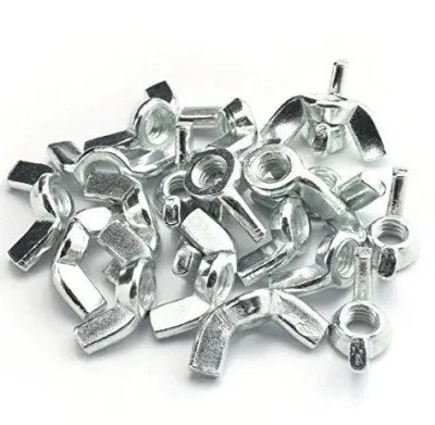 Looking for Heavy Industry Fasteners Check Out DIN315 Butterfly Wing Nuts in Zinc White/yellow Zinc Carbon Steel