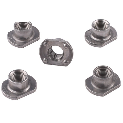Industrial Machinery Parts JIS Standard M4 M5 M6 Carbon Steel T-Nut with Hole Spot Welding Nuts in Black Oxide Finish