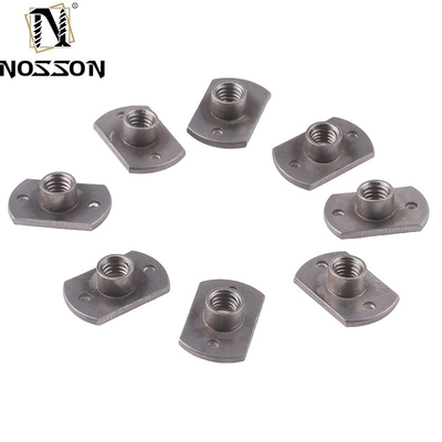 Industrial Machinery Parts JIS Standard M4 M5 M6 Carbon Steel T-Nut with Hole Spot Welding Nuts in Black Oxide Finish
