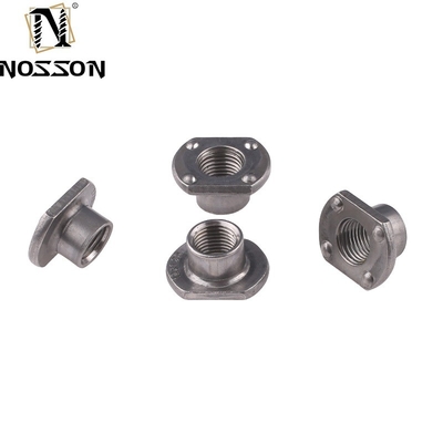 Industrial Machinery Parts JIS Standard M4 M5 M6 Carbon Steel T-Nut with Hole Spot Welding Nuts in Black Oxide Finish