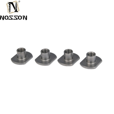 M6 M8 M10 Stainless Steel Furniture Connector Flat Round Base Threaded Barrel T Weld Nut for Oil Gas Systems Applications