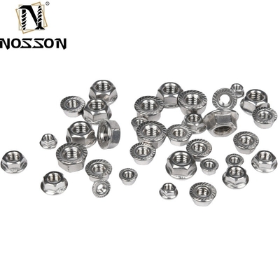 Nickel Plated Carbon Steel Fine Thread Flange Nut SS304 DIN6923 M8 M10 M12 for Automotive Industry Solution Provider