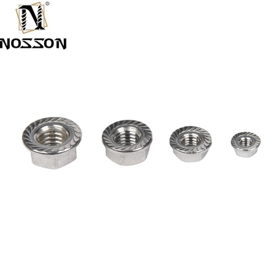 Nickel Plated Carbon Steel Fine Thread Flange Nut SS304 DIN6923 M8 M10 M12 for Automotive Industry Solution Provider