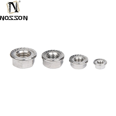 Nickel Plated Carbon Steel Fine Thread Flange Nut SS304 DIN6923 M8 M10 M12 for Automotive Industry Solution Provider