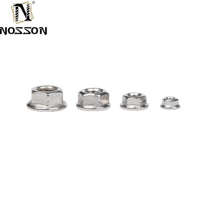 Nickel Plated Carbon Steel Fine Thread Flange Nut SS304 DIN6923 M8 M10 M12 for Automotive Industry Solution Provider