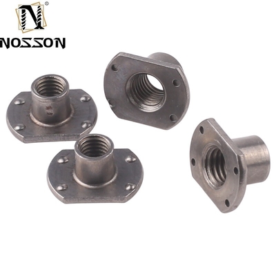 Chrome Plated T-Type Edge Welding Nut for Automotive Spot Welding Steel Bolts Durable and Easy to Install 8mm-50mm Length