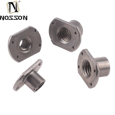 Chrome Plated T-Type Edge Welding Nut for Automotive Spot Welding Steel Bolts Durable and Easy to Install 8mm-50mm Length