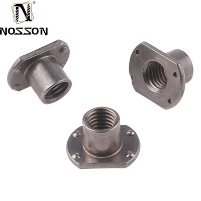 Chrome Plated T-Type Edge Welding Nut for Automotive Spot Welding Steel Bolts Durable and Easy to Install 8mm-50mm Length