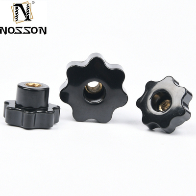 Highly Durable DIN Standard Slotted Rubber Head Nut M3 M4 M5 M6 M7 M8 M9 M10 M16 with Plastic Adjustable Hand Screw Nut