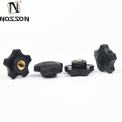 Highly Durable DIN Standard Slotted Rubber Head Nut M3 M4 M5 M6 M7 M8 M9 M10 M16 with Plastic Adjustable Hand Screw Nut
