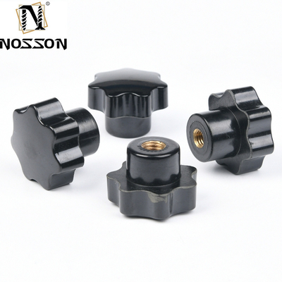 Highly Durable DIN Standard Slotted Rubber Head Nut M3 M4 M5 M6 M7 M8 M9 M10 M16 with Plastic Adjustable Hand Screw Nut