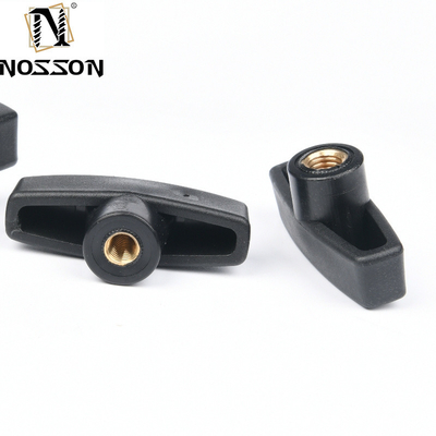 DIN Standard M5 M6 M8 Stainless Steel Plastic Bakelite Knob Three Headed Hand Tightening Nuts for Metric Measurement